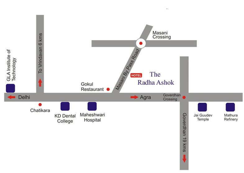 Shri Radha Brij Vasundhara Resort & Spa Govardhan Exteriör bild
